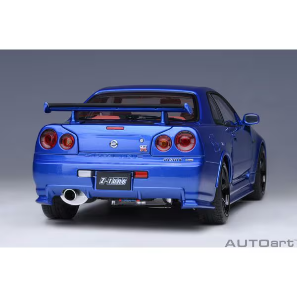 AUTOart 77462 1/18 Nissan Skyline NISMO R34 GT-R Z-Tune Bayside Blue