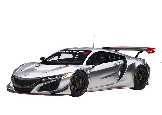 AUTOart Aa81897 1/18 Honda NSX GT3 Super GT Race Car 2018 Hyper Silver
