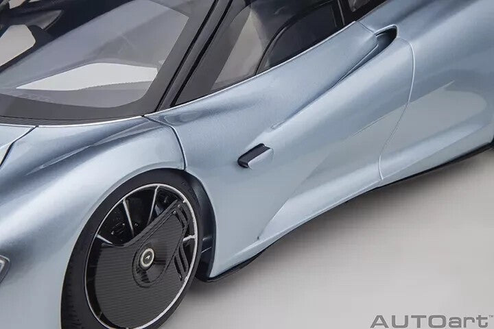 AUTOart 76086 1/18 McLaren Speedtail – Metallic Light Blue (Composite Diecast)