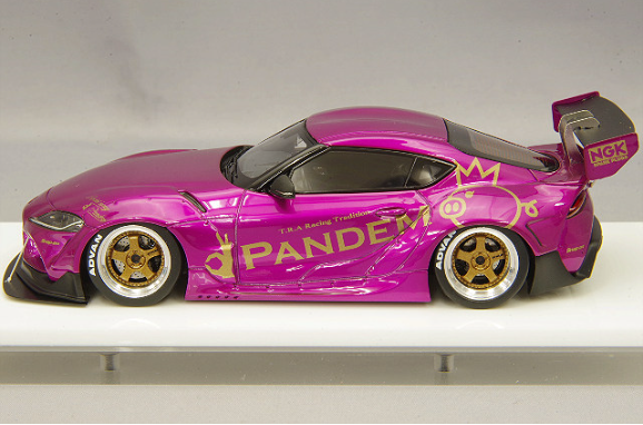 Make Up EIDOLON RB007C 1/43 Pandem GR Supra Ver1.5 Candy Purple Widebody 2019