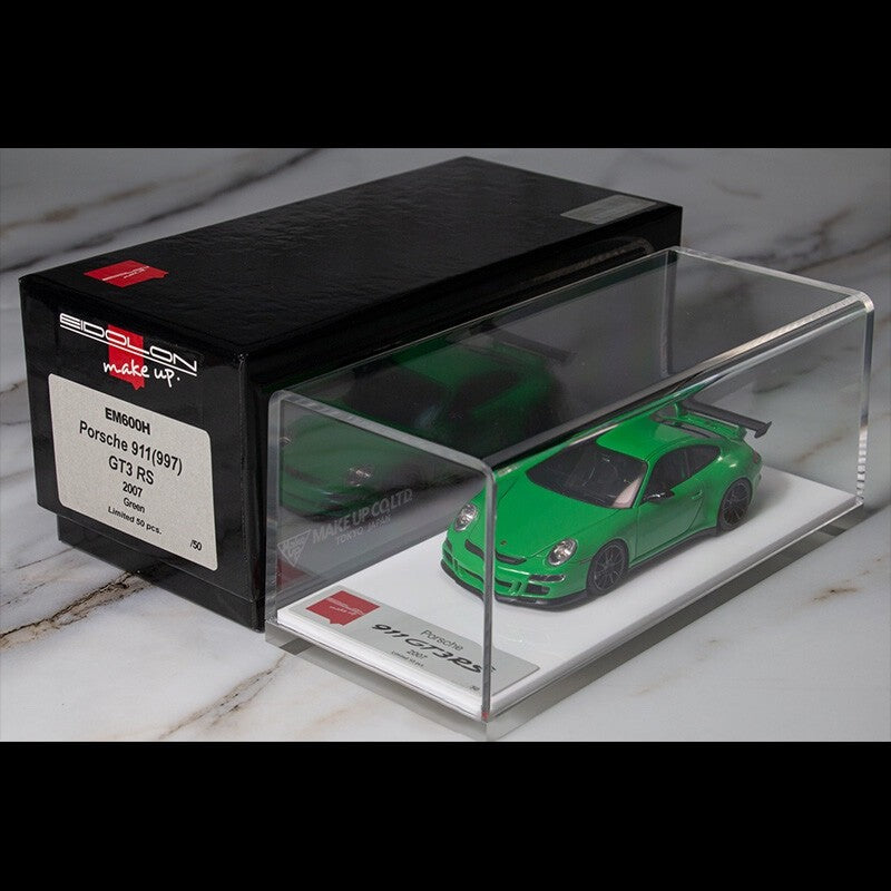 Make Up EIDOLON EM600H 1/43 Porsche 911 GT3 RS Lizard Green 2019