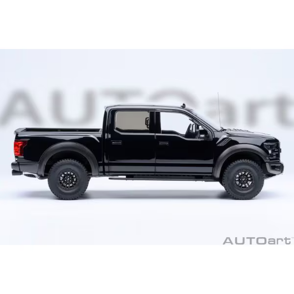 AUTOart 72947 1/18 Ford F-150 Raptor SuperCrew 2019 Black Diecast