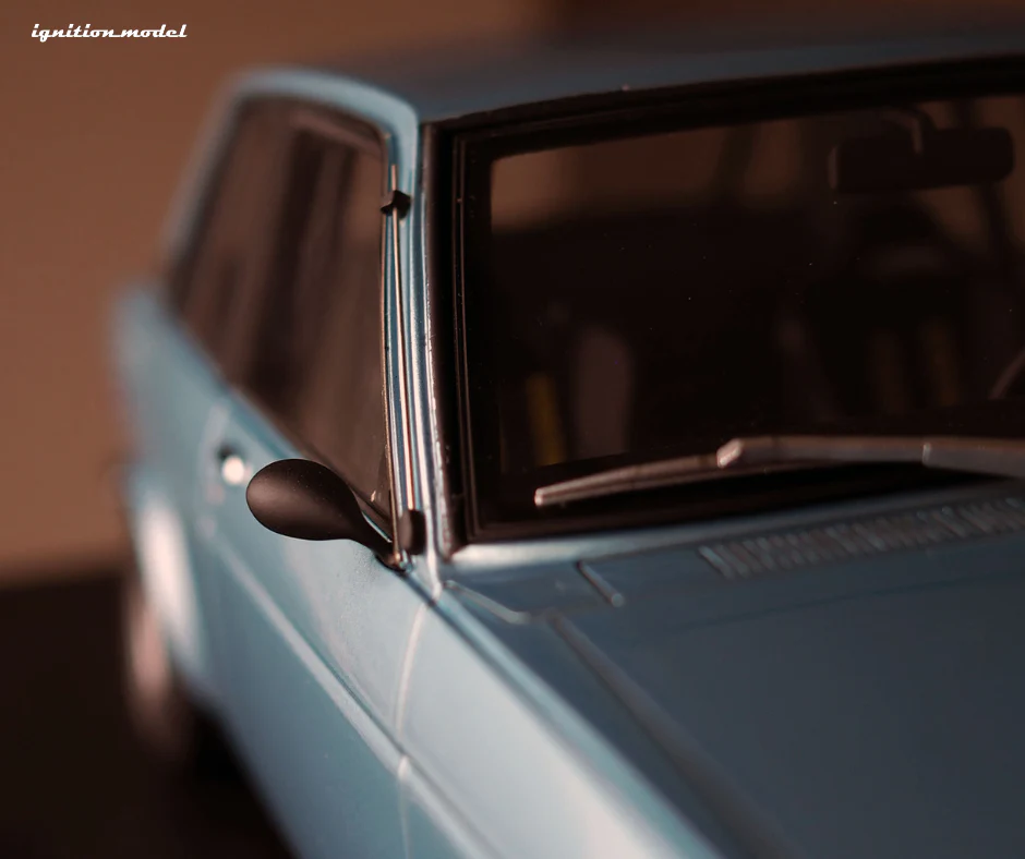 Ignition Model IG3307 1/18 Datsun Bluebird 510 2-Door Hayashi Light Blue Resin