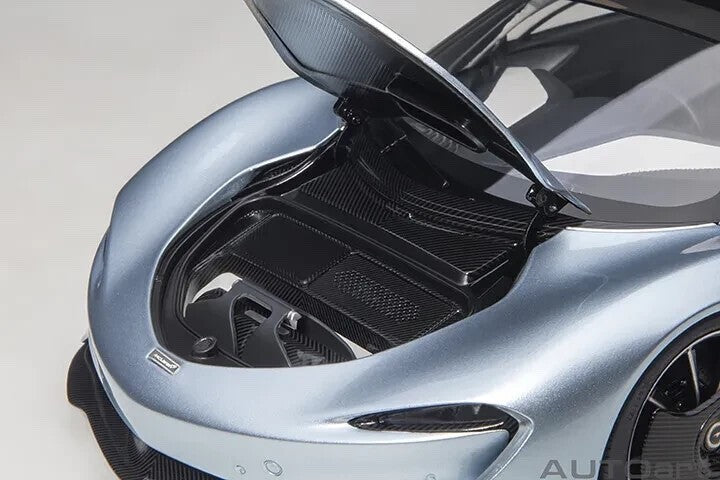 AUTOart 76086 1/18 McLaren Speedtail – Metallic Light Blue (Composite Diecast)