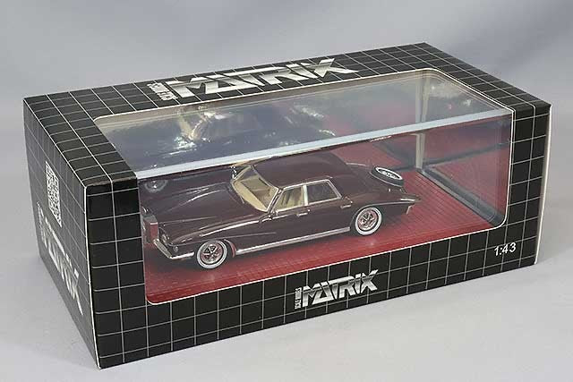 Matrix MX41804081 1/43 Stutz Duplex Sedan Prototype 1971 Maroon Resin