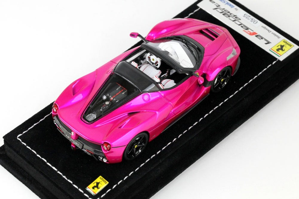 Looksmart LS462SC 1/43 Ferrari LaFerrari Aperta 2016 Pink Flash Ltd 25pcs Resin