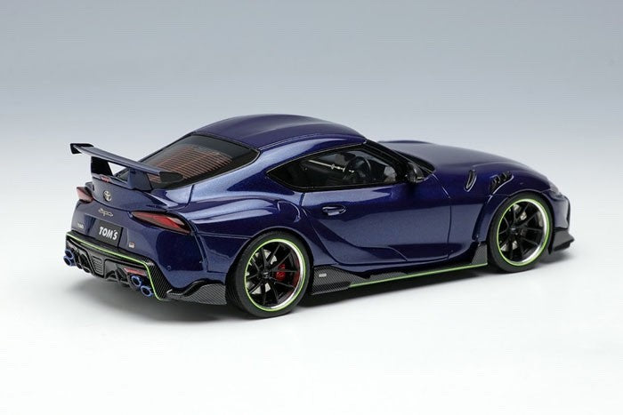 Make Up EIDOLON EM595G 1/43 TOM'S GR Supra 2020 Deep Blue Metallic Limited 30pcs