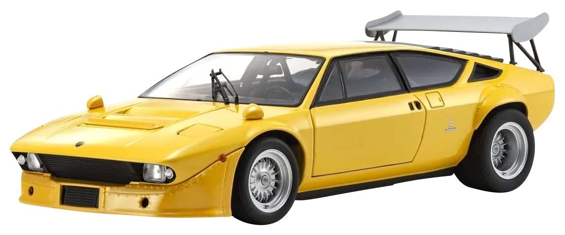 Kyosho KS08445GY 1/18 Lamborghini Urraco Rally Yellow Diecast Model Car