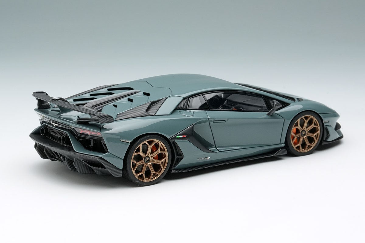 EIDOLON EM438N 1/43 Lamborghini Aventador SVJ 2018 Gray Resin Limited 60pcs