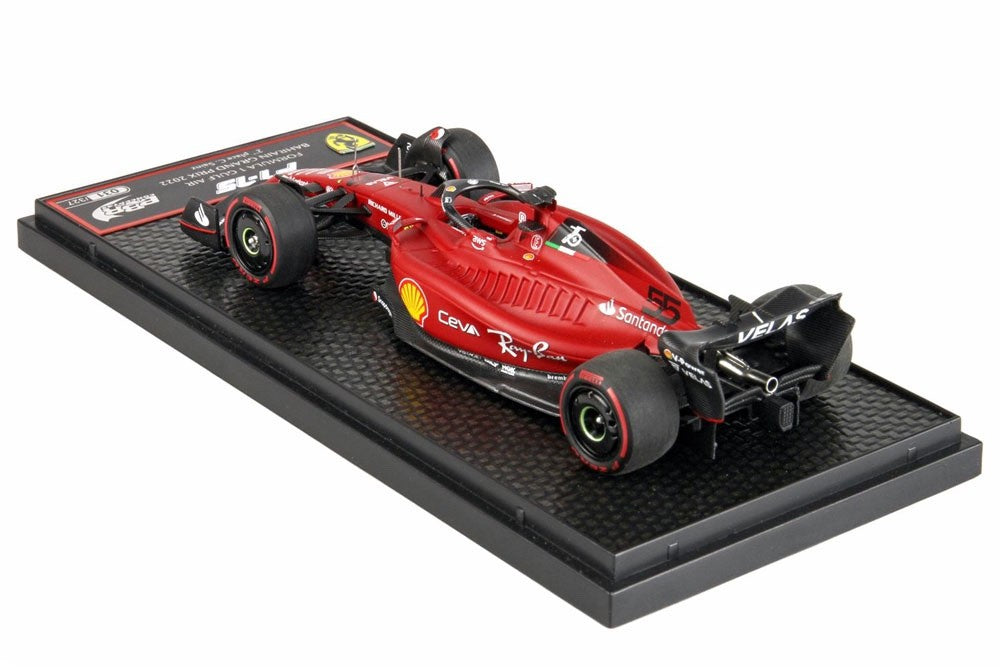BBR BBRC275B 1/43 Ferrari F1-75 Bahrain GP 2022 C.Sainz 2nd Limited 327pcs
