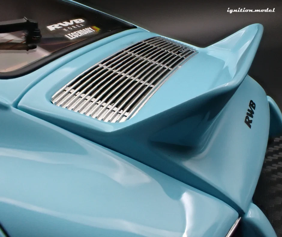 Ignition Model IG3878 1/18 Porsche RWB Backdate Light Blue Coupe