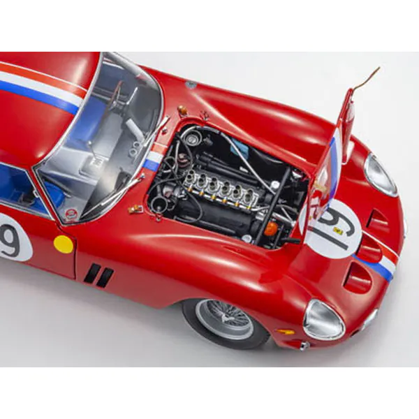 Kyosho KS08438A 1/18 Ferrari 250 GTO 1962 Le Mans #19 Diecast Model Car