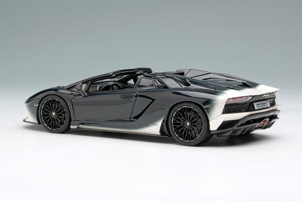 EIDOLON EM767C 1/43 Lamborghini Aventador S Roadster 50th Japan 2018 Bianco