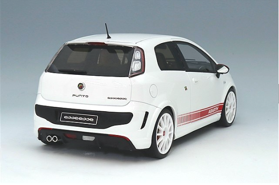 Otto OTM460 1/18 Fiat Punto Abarth EsseEsse 2010 White Model Car