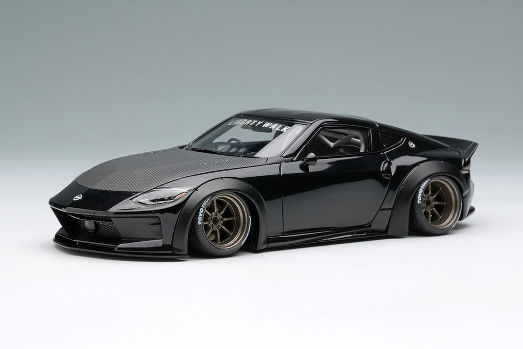 EIDOLON LB023D 1/43 lb nation Fairlady Z (RS Watanabe 8spoke wheel) Black Resin