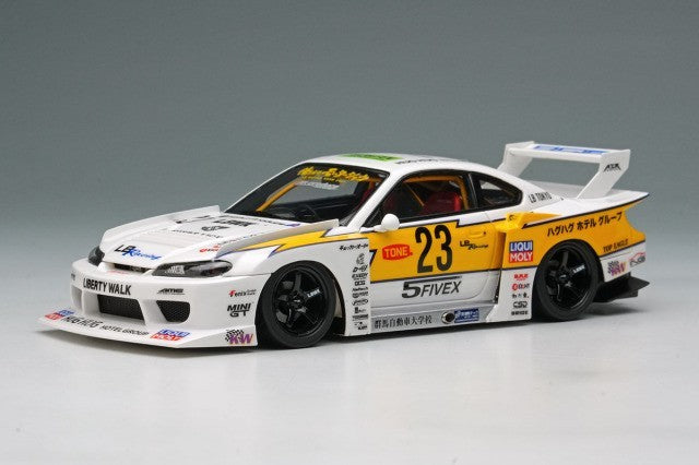 EIDOLON LB026 1/43 Nissan LB-Super Silhouette S15 Silvia White / Yellow Ltd 200
