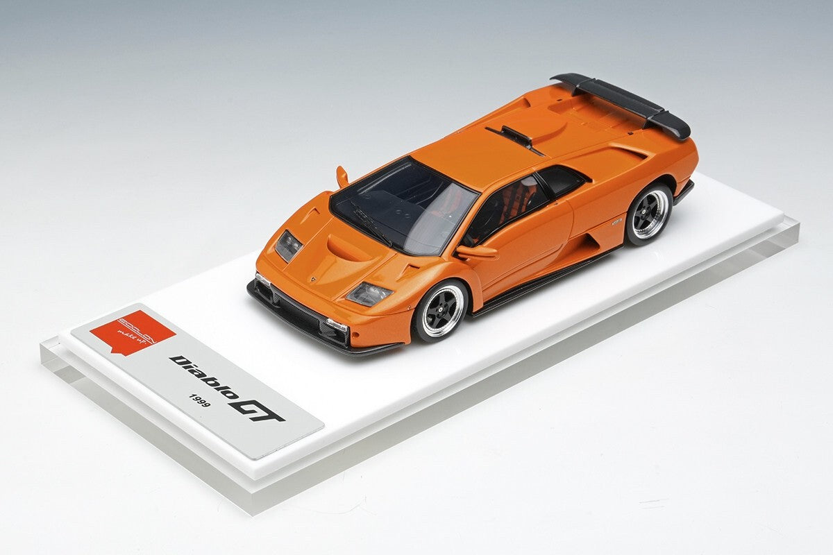 Make Up EIDOLON EM782A 1/43 Lamborghini Diablo GT 1999 Arancio Borealis Resin