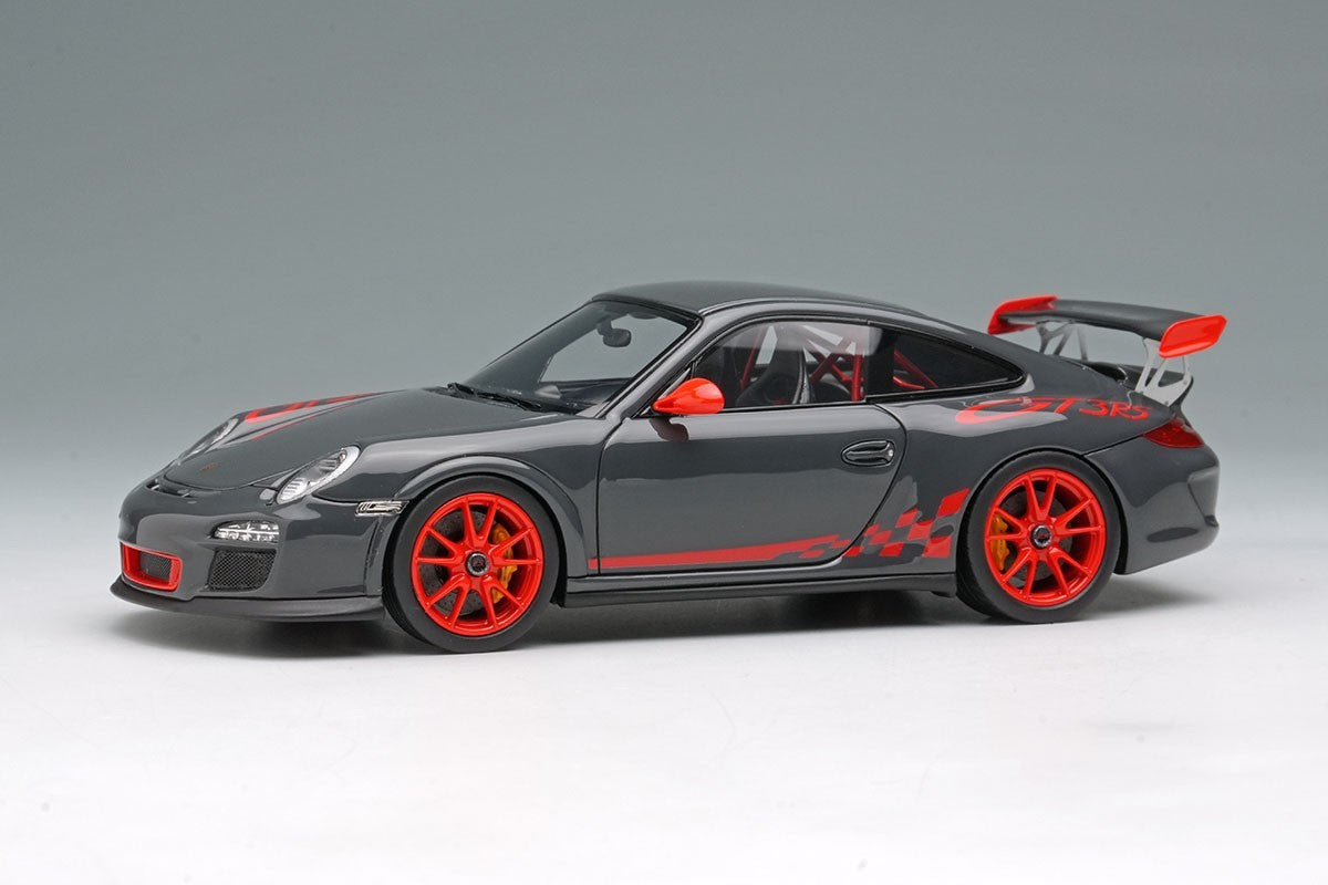 EIDOLON EM603A 1/43 Porsche 911(997.2) GT3 RS 2010 Gray Black / Red Stripe