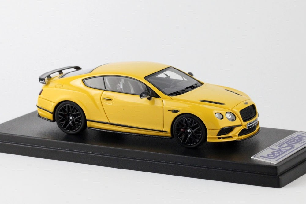 Looksmart LSBT12C 1/43 Bentley Continental Supersports 2017 Monaco Yellow Resin