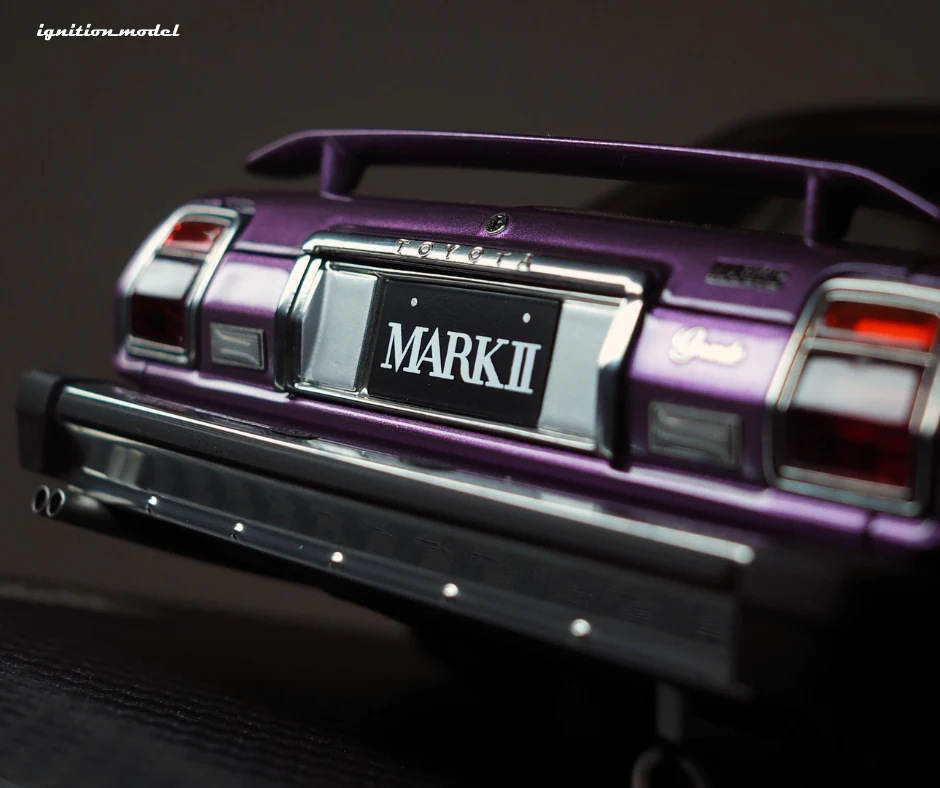Ignition Model IG3431 1/18 Toyota Mark II Grande MX41 Shakotan Purple Resin