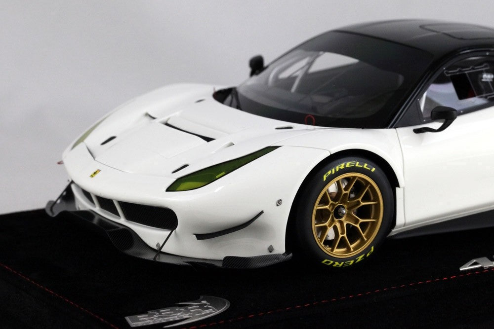 BBR P18122CVS 1/18 Ferrari 488 GTE 2016 Avus White Black Roof Resin Limited 12pc