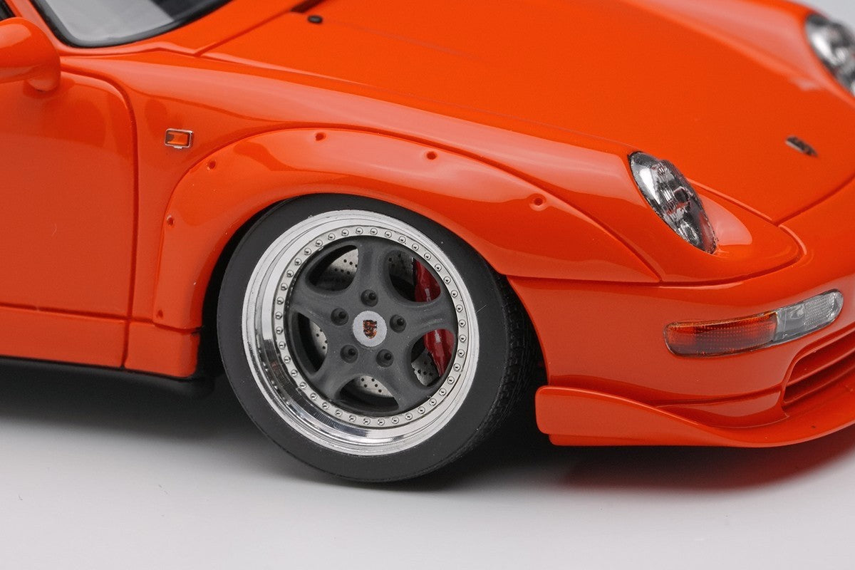 Make Up VISION VM114H 1/43 Porsche 911 (993) GT2 Street 1996 Blood Orange