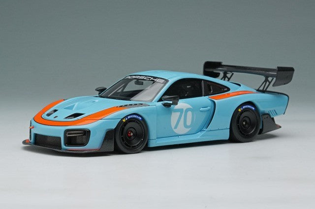 EIDOLON EM726B 1/43 Porsche 935/19 2019 Gulf Blue / Orange Stripe