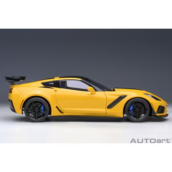 AUTOart 71278 1/18 Chevrolet Corvette C7 ZR1 (Yellow) Die-Cast Model Car