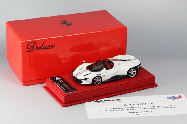 BBR Deluxe C267BDL 1/43 Ferrari Daytona SP3 Bianco Italia Opaco Limited 40pcs
