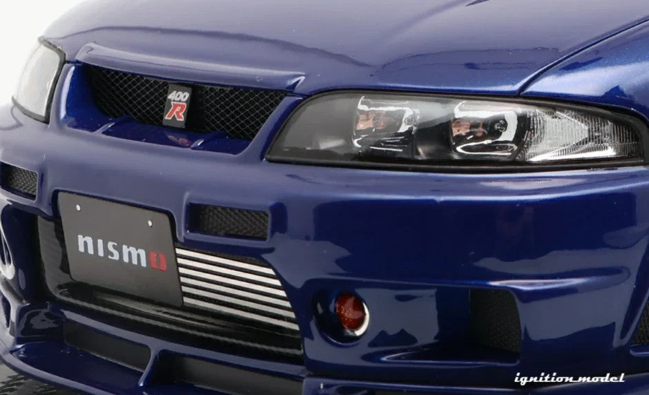 Ignition Model IG3655 1/18 Nissan NISMO 400R R33 Deep Marine Blue Resin