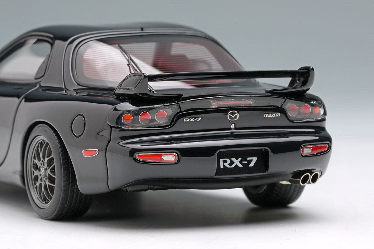 EIDOLON EM817E 1/43 Mazda RX-7 FD3S Spirit R 2002 Headlamp Open Brilliant Black