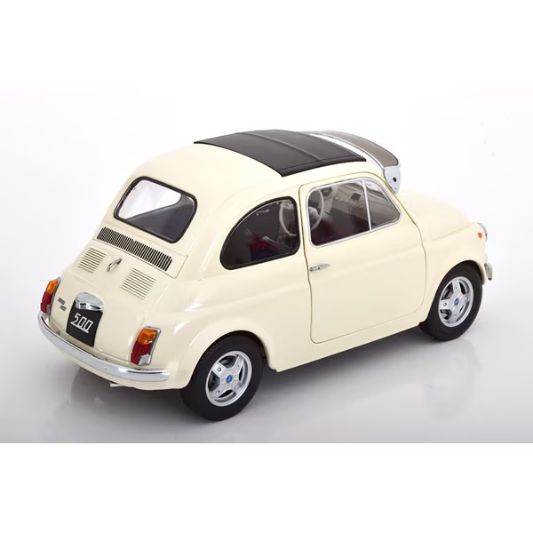 KK Scale KKDC120062 - 1/12 Fiat 500 F Custom 1968 Cream [Die-cast Mini Car]