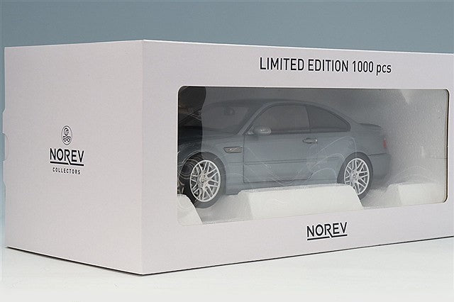 Norev FS-NO183016 1/18 BMW M3 CSL E46 2003 Gray Die-cast