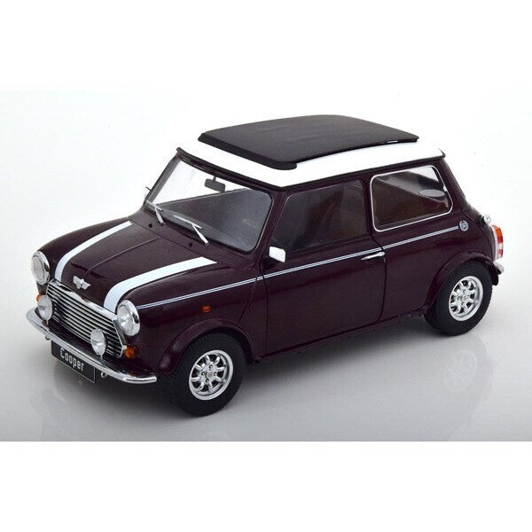 KK Scale KKDC120075L - 1/12 Mini Cooper Sunroof Purple Metallic/White Left-Hand