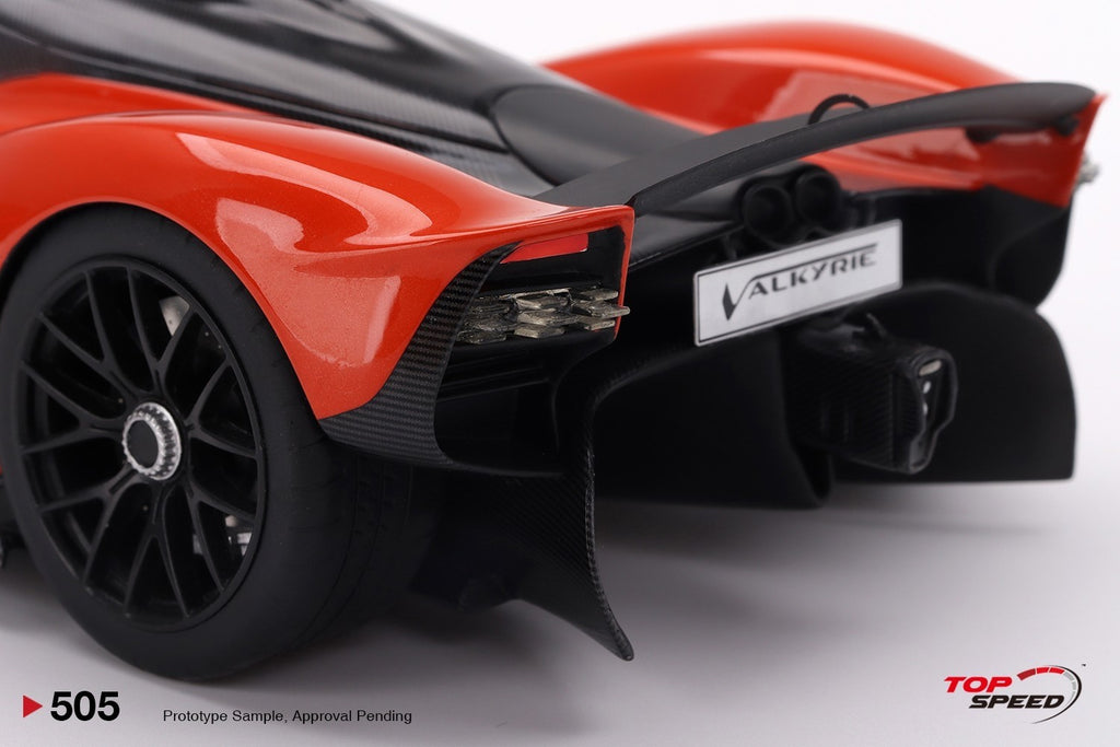 TopSpeed TS0505 1:18 Aston Martin Valkyrie “Maximum Orange” Resin Model Car