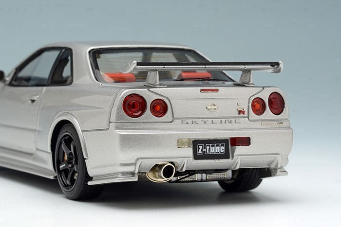 Make Up EIDOLON EM396A 1/43 Nismo R34 GT-R Z-tune Silver