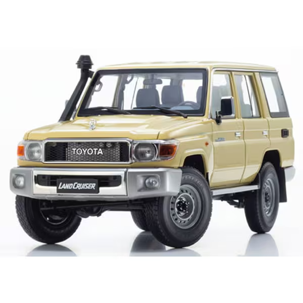 KYOSHO AL870102 1/18 Toyota Land Cruiser 76 2017 Beige Die-Cast Model