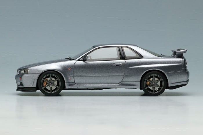 Make Up EIDOLON EM462G 1/43 Nissan Skyline GT-R BNR34 V-spec Athlete Silver 1999