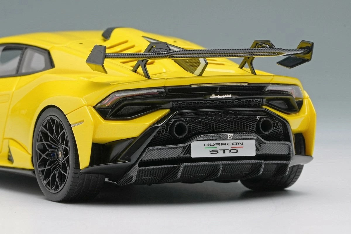 Make Up EIDOLON EM737C 1/43 Lamborghini Huracan STO 2021 Giallo Belenus Resin