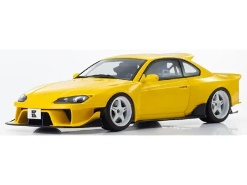 Kyosho KSR18066Y 1/18 Nissan Silvia S15 Khyzyl Saleem Yellow Resin