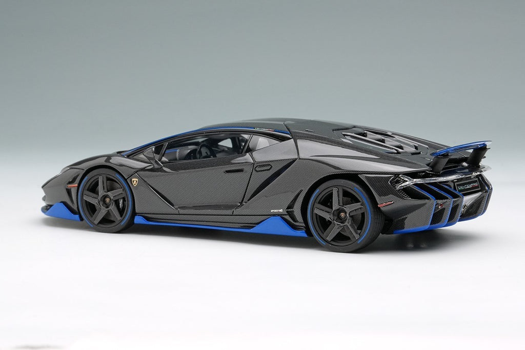 EIDOLON EM780F 1/43 Lamborghini Centenario LP770-4 Carbon Blue Stripe