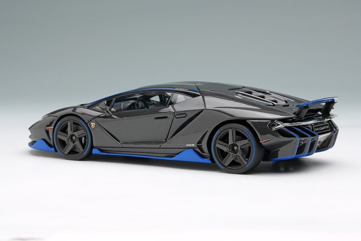 EIDOLON EM780F 1/43 Lamborghini Centenario LP770-4 Carbon Blue Stripe