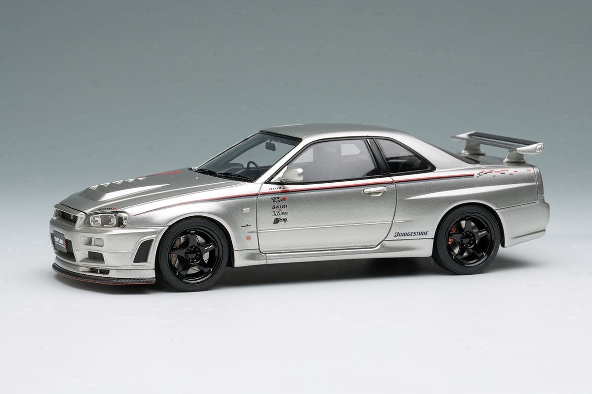 Make Up EIDOLON EM791 1/43 Nismo R34 GT-R Z-tune Prototype TAS 2001 Silver