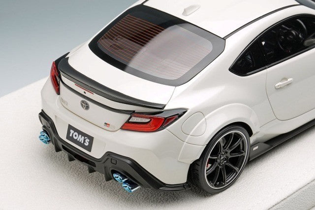 EIDOLON EML120B 1/18 TOM'S GR86 Wide Body 2022 Crystal White Pearl
