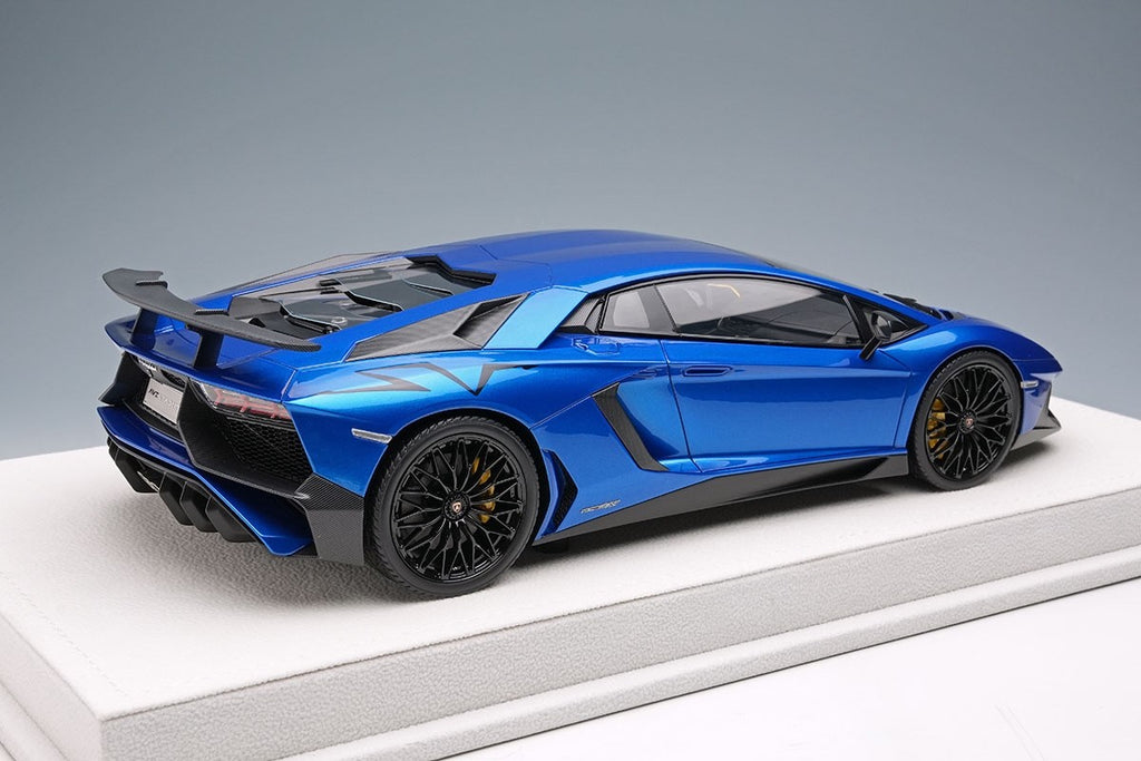 EIDOLON EML005C 1/18 Lamborghini Aventador LP750-4 SV 2015 Blu Nethuns Resin