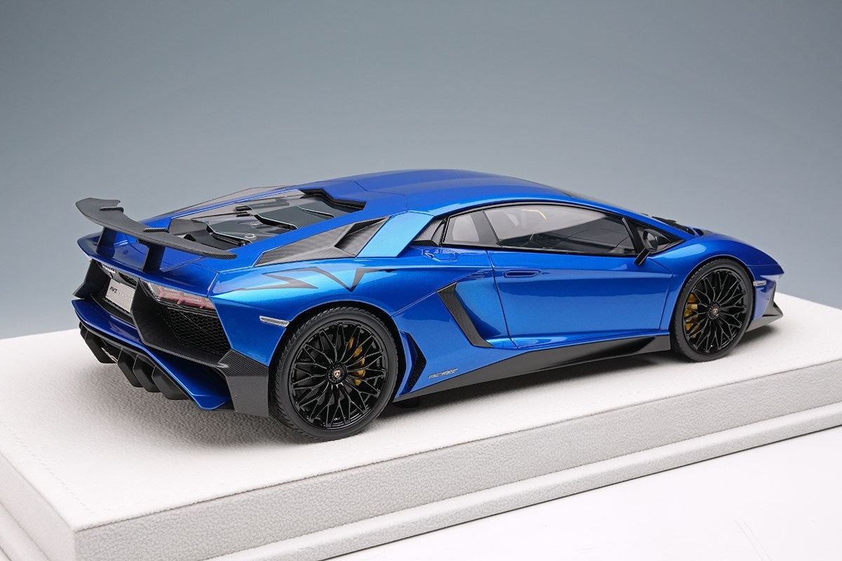 EIDOLON EML005C 1/18 Lamborghini Aventador LP750-4 SV 2015 Blu Nethuns Resin