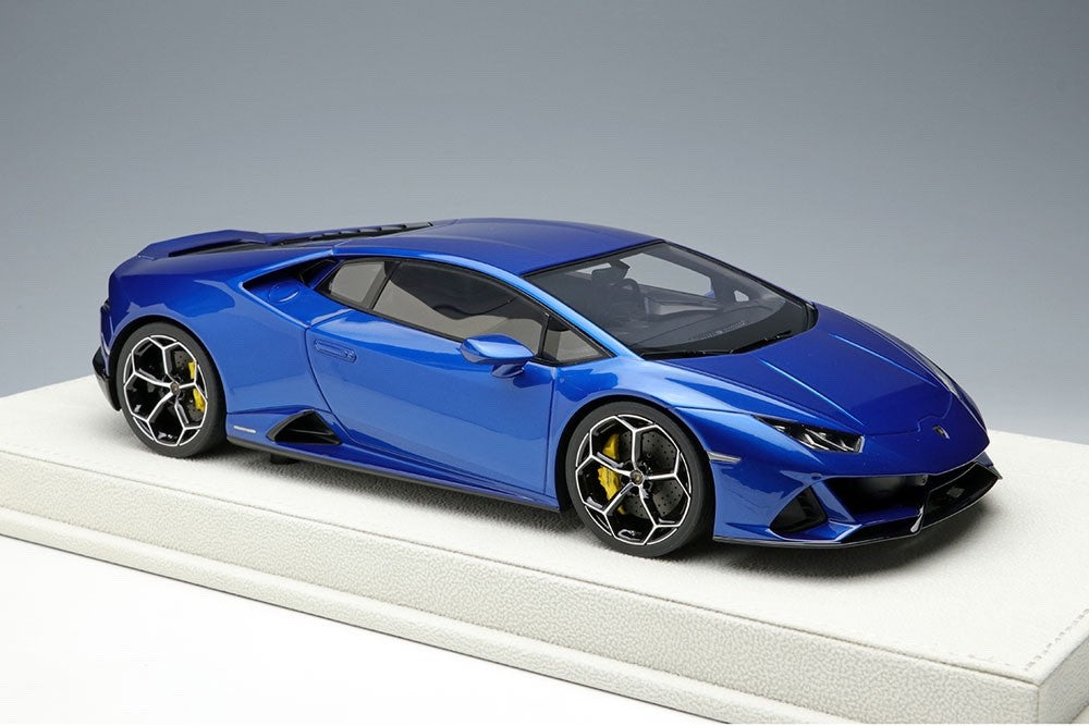 Make Up EIDOLON EML031B 1/18 Lamborghini Huracan EVO Blu Nethuns Asir Wheels