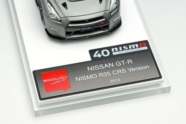 EIDOLON EM702 1/43 Nissan GT-R (NISMO R35 CRS Version) 2013 Dark Metal Gray