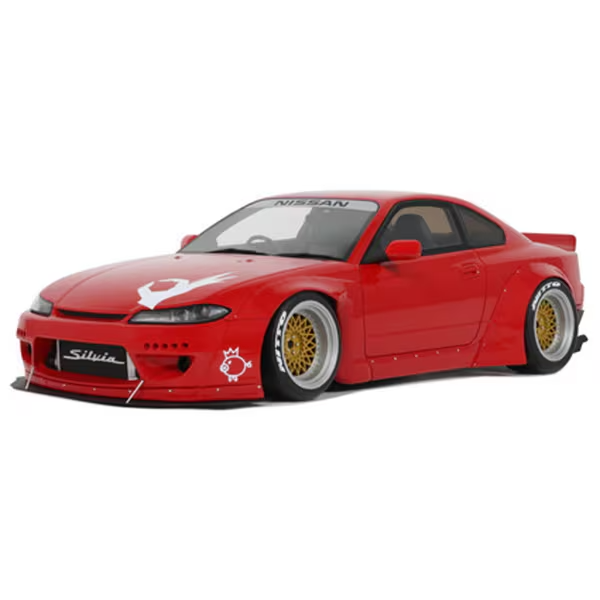 OTTO OTM1115 1/18 Nissan Silvia S15 Rocket Bunny 2014 Red Resin Model