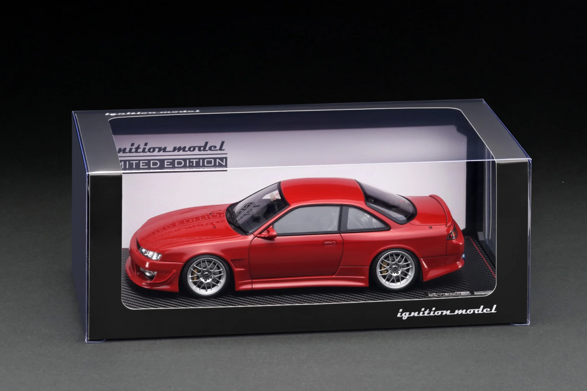 Ignition Model IG3083 1/18 VERTEX Nissan Silvia S14 Red With SR20 Engine